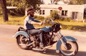 1980 c. Bill on Blue Bitch grinnin' like a fool! 8.5 x 13'' a